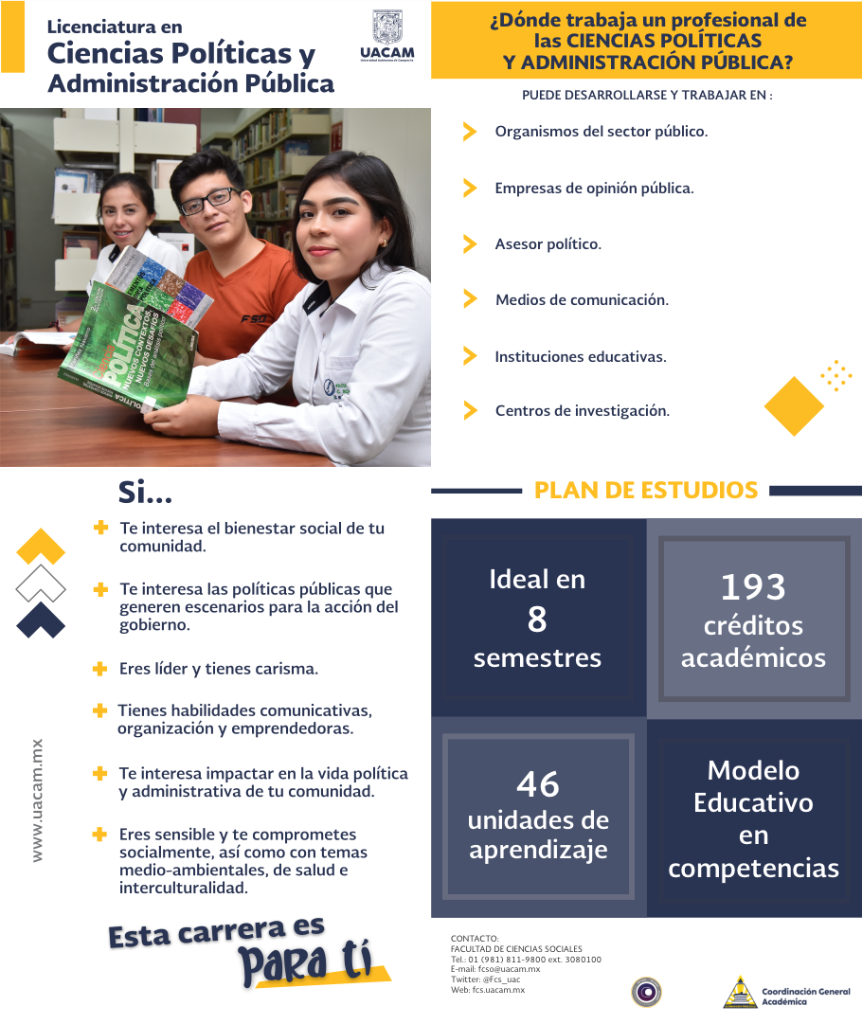 LIC. CIENCIAS POLITICAS Y ADMINISTRACION PUBLICA
